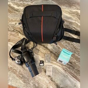 Nikon Coolpix P80 10.1MP Digital Bridge Camera + 2 Batteries 8GB-SD & Case